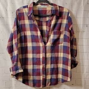 Plaid Button-down